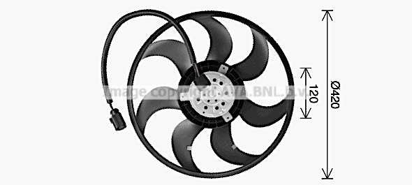 Wentylator AVA QUALITY COOLING VN7547
