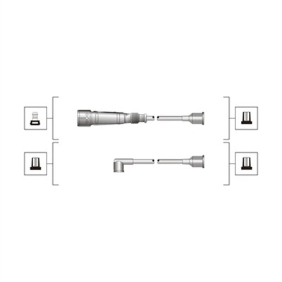 Przewody zapłonowe MAGNETI MARELLI 941319170103
