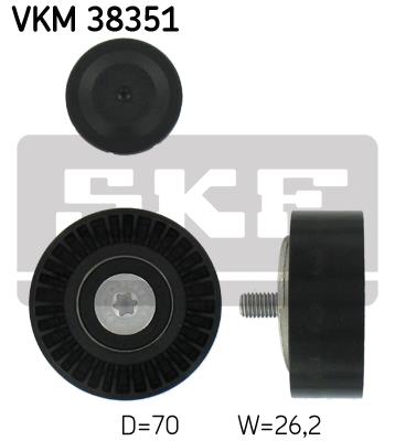 Rolka prowadząca paska osprzętu SKF VKM 38351