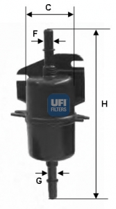 Filtr paliwa UFI 31.740.00