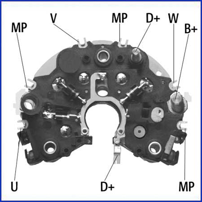 Mostek prostowniczy alternatora HITACHI 139452
