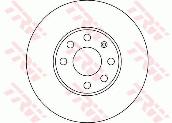 Tarcza hamulcowa TRW DF4043