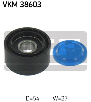 Rolka prowadząca paska osprzętu SKF VKM 38603