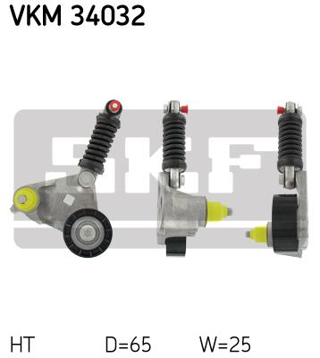 Rolka napinacza paska osprzętu SKF VKM 34032