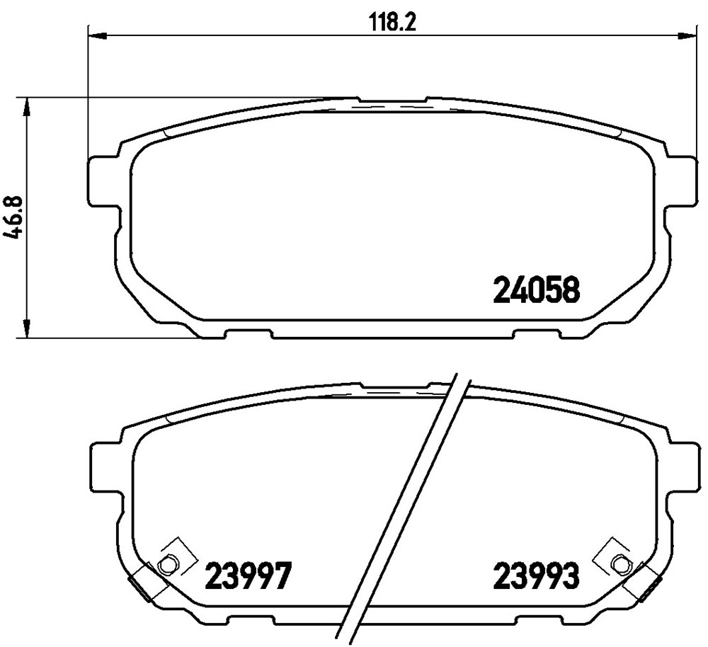 Klocki hamulcowe BREMBO P 30 023