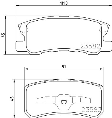 Klocki hamulcowe HELLA 8DB 355 009-691