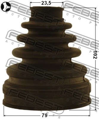 Osłona przegubu FEBEST 0115-AZT255LT