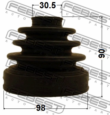 Osłona przegubu FEBEST 0215-TA60R
