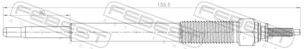 Świeca żarowa FEBEST 12642-003