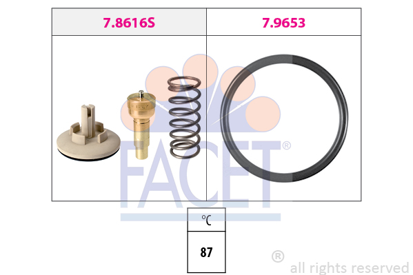 Termostat FACET 7.8616