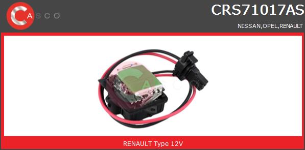 Opornik wentylatora CASCO CRS71017AS