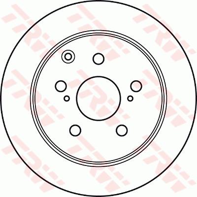 Tarcza hamulcowa TRW DF4927