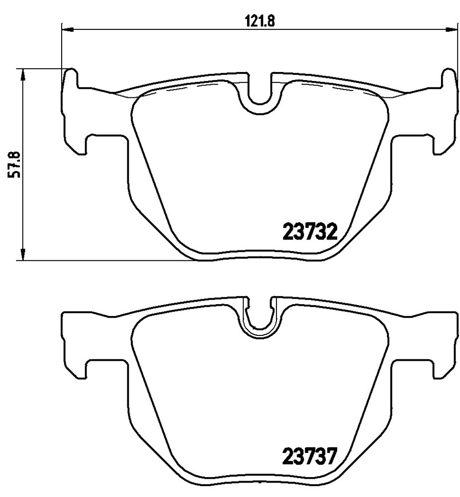 Klocki hamulcowe BREMBO P 06 033X