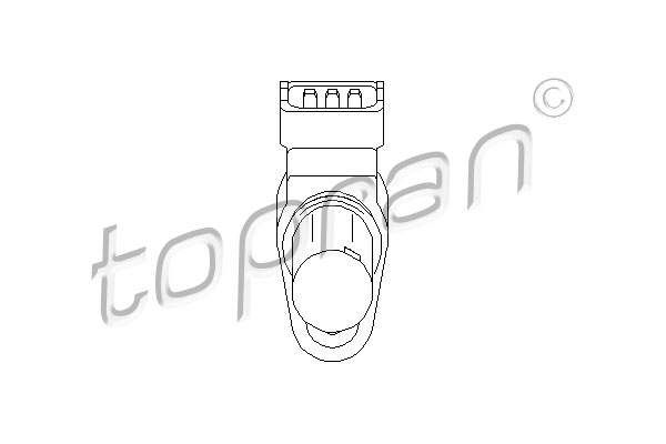 Czujnik położenia wałka rozrządu TOPRAN 407 869