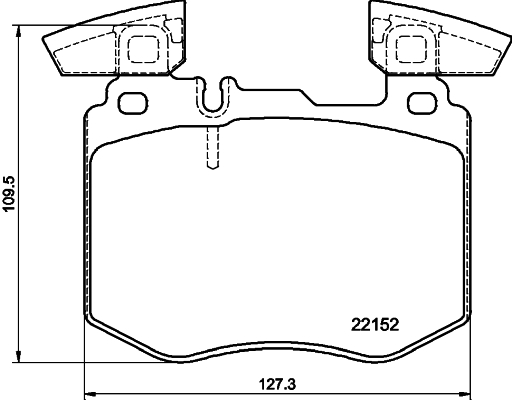 Klocki hamulcowe HELLA 8DB 355 039-981