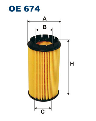 Filtr oleju FILTRON OE674