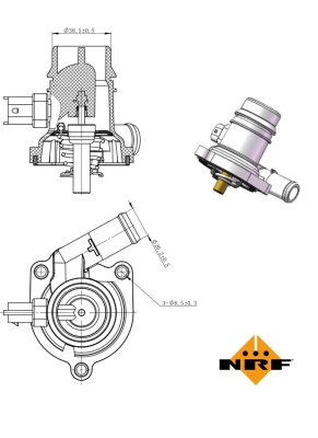 Termostat NRF 725025