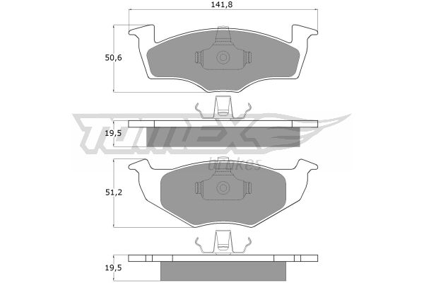 Klocki hamulcowe TOMEX BRAKES TX 10-86
