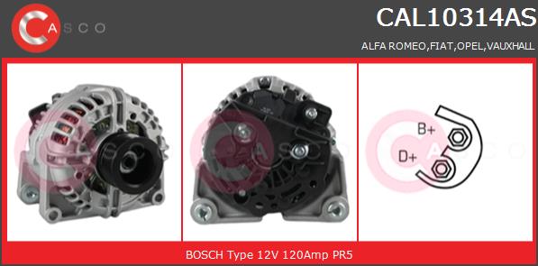 Alternator CASCO CAL10314AS