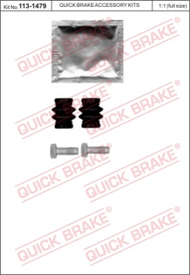 Zestaw naprawczy zacisk hamulcowy QUICK BRAKE 113-1479