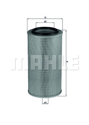 Filtr powietrza KNECHT LX 265
