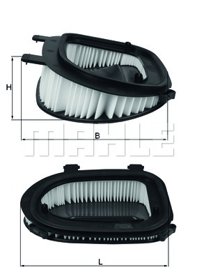 Filtr powietrza KNECHT LX 3541