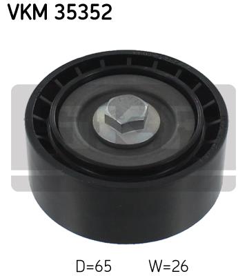 Rolka prowadząca paska osprzętu SKF VKM 35352
