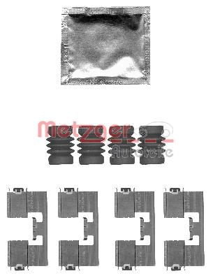 Zestaw akcesoriów montażowych  klocków hamulcowych METZGER 109-1818