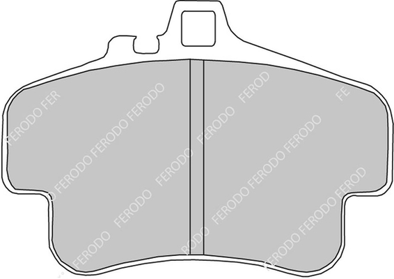 Klocki hamulcowe FERODO RACING FDS1435
