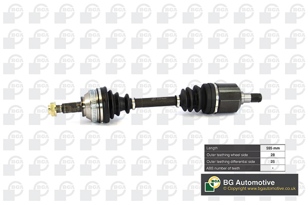 Półoś napędowa BGA DS7513R