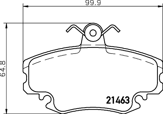 Klocki hamulcowe HELLA 8DB 355 018-131