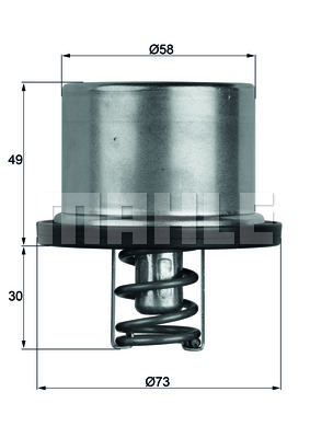 Termostat MAHLE TX 37 79