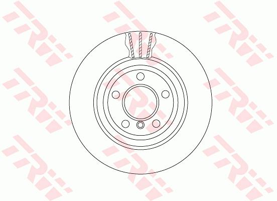 Tarcza hamulcowa TRW DF6617S