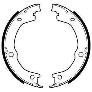 Zestaw szczęk hamulcowych DELPHI LS2118
