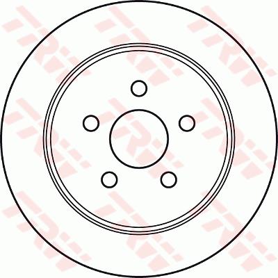 Tarcza hamulcowa TRW DF4533