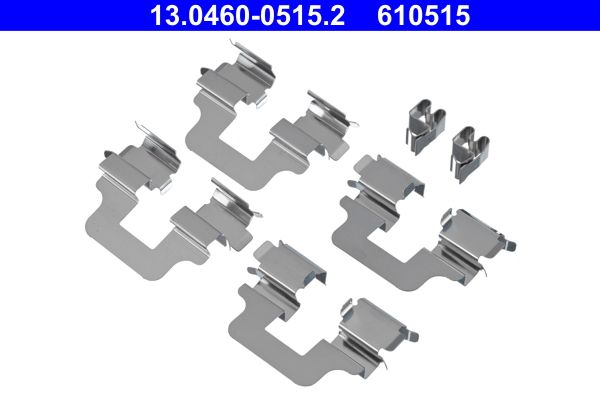 Zestaw akcesoriów montażowych  klocków hamulcowych ATE 13.0460-0515.2