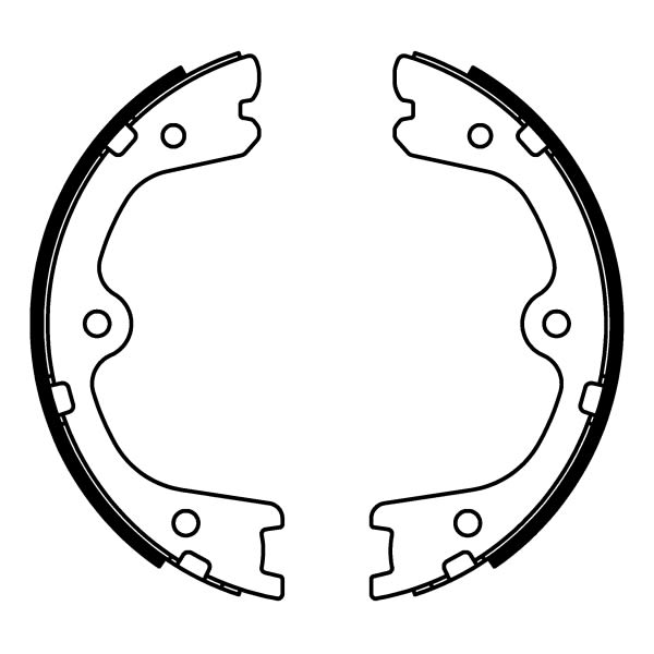 Zestaw szczęk hamulcowych ABE C01062ABE