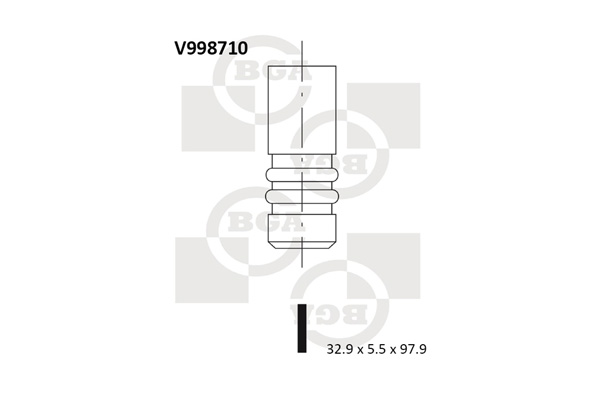 Zawór ssący BGA V998710