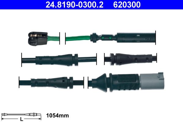 Czujnik zużycia klocków ATE 24.8190-0300.2