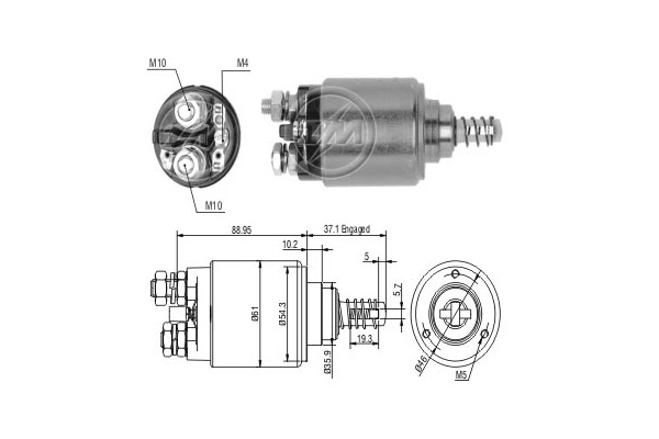 Elektromagnes rozrusznika ERA ZM743