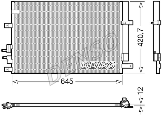 Skraplacz klimatyzacji DENSO DCN01024