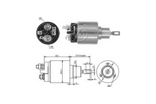 Elektromagnes rozrusznika ERA ZM1573