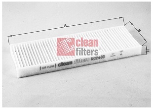 Filtr kabinowy CLEAN FILTERS NC2403