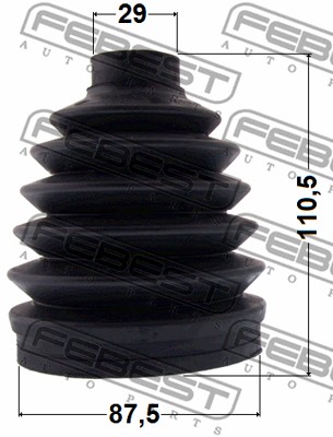 Osłona przegubu FEBEST 0317P-ODAT