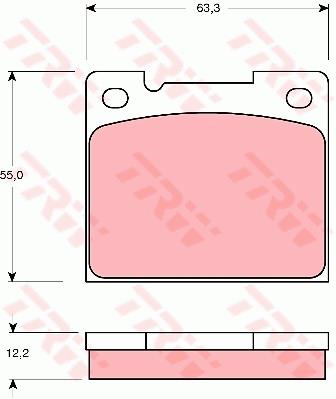 Klocki hamulcowe TRW GDB1066