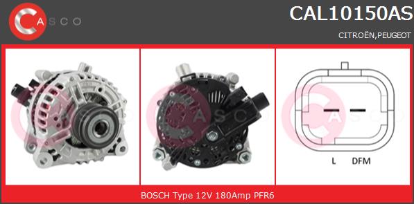 Alternator CASCO CAL10150AS