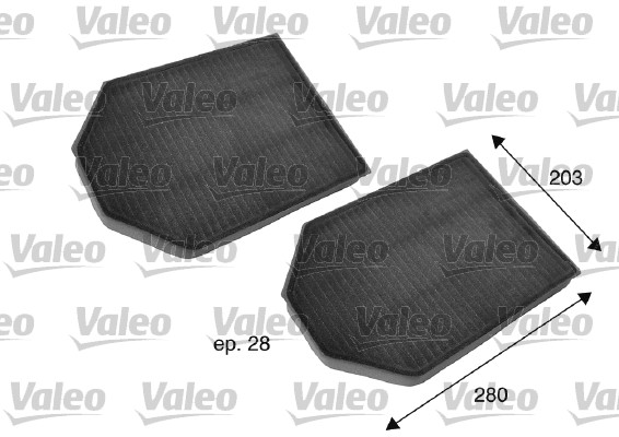 Filtr kabinowy VALEO 698791