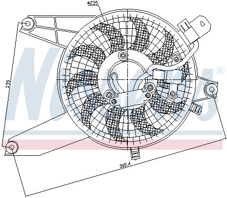 Wentylator NISSENS 85370