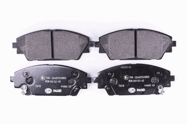 Klocki hamulcowe HELLA 8DB 355 021-421