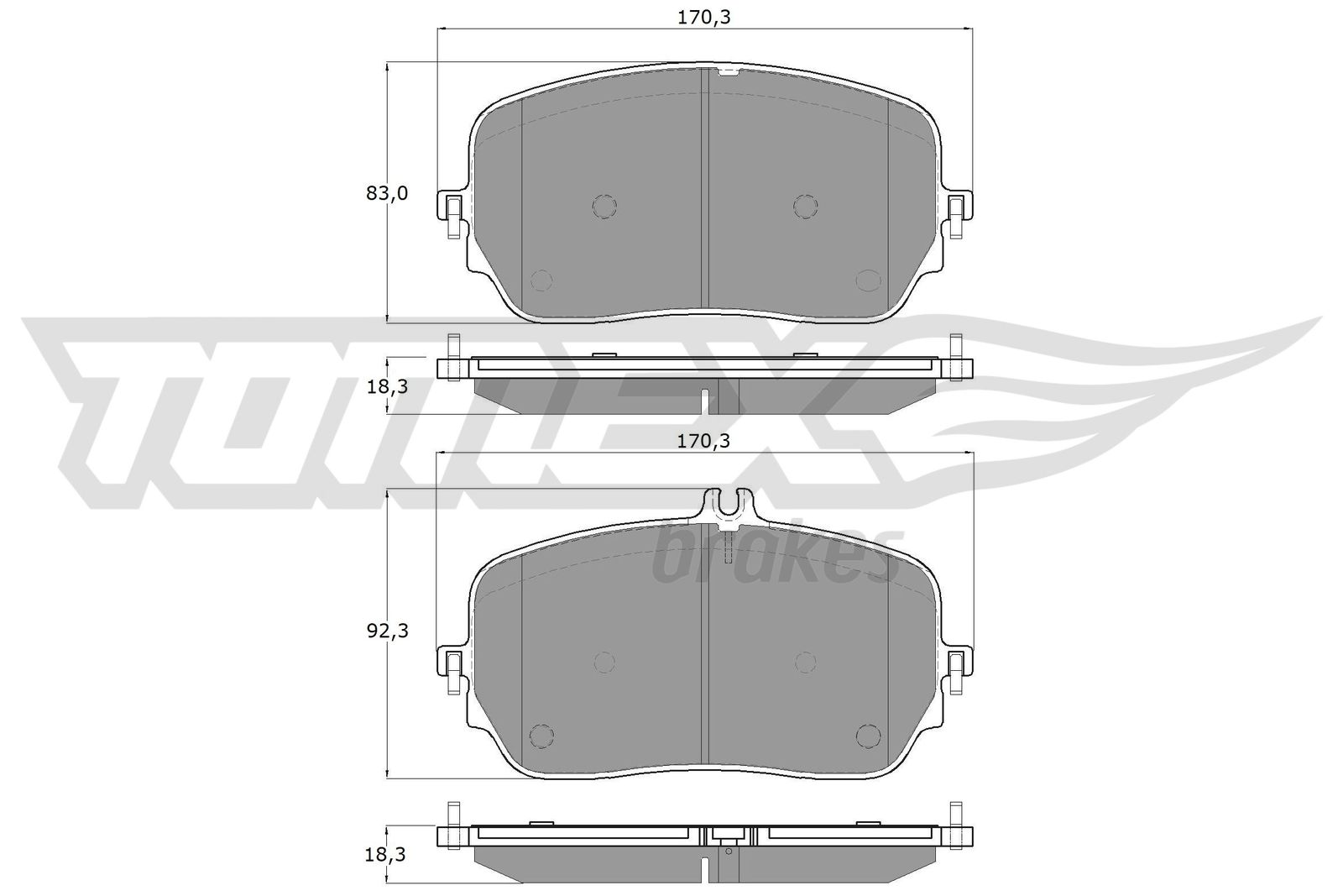 Klocki hamulcowe TOMEX BRAKES TX 19-78